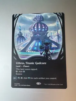 Uthros, Titanic Godcore (Borderless) - Extended Art NM Edge of Eternities MTG - Image 1