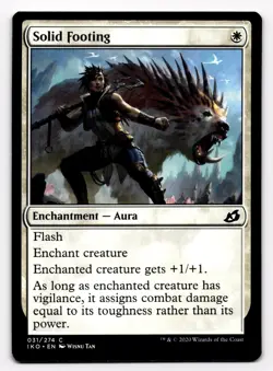 MTG Solid Footing 031/274 IKO Ikoria: Lair of Behemoths Common - Image 1