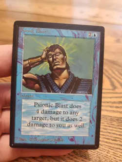 MTG Psionic Blast BETA Magic the Gathering LP Light Play Vintage - Image 4