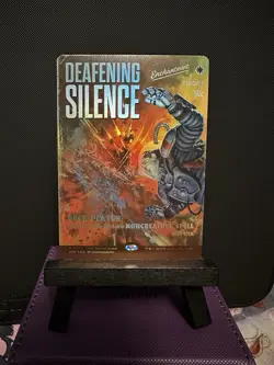 Deafening Silence - Foil Extended Art SPG NM MTG - Image 1