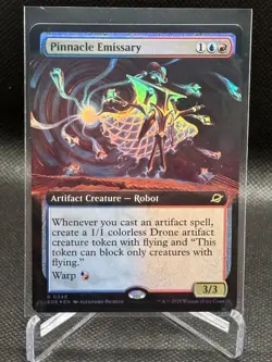MTG, Edge of Eternities, NP Pinnacle Emissary (Extended Art) Foil #349 Nice - Image 1