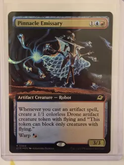 MTG, Edge of Eternities, NP Pinnacle Emissary (Extended Art) Foil #349 Nice - Image 1