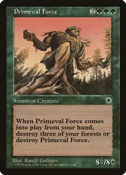 MTG - Primeval Force - Portal - X1 - (LP) - - Image 1