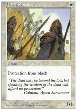 Death Speakers - Medium Play MTG 5th Edition - Image 1