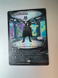 Secluded Starforge (Showcase) - Foil Extended Art NM Edge of Eternities MTG - Image 1