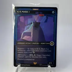 MTG K-9, Mark I Universes Beyond Doctor Who Foil Showcase Magic The Gathering NM - Image 1