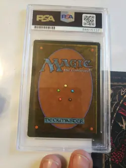 MTG Ice Age - ADARKAR SENTINEL, Psa DNA Certified Authentic Auto Melissa Benson - Image 4