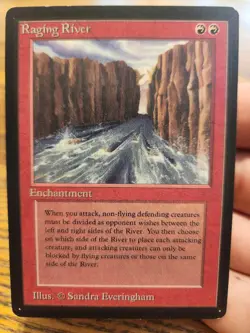 Mtg BETA Raging River - Magic The Gathering RARE 1993 Reserved List - Image 3