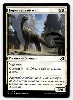 MTG Imposing Vantasaur 017/274 IKO Ikoria: Lair of Behemoths Common - Image 1
