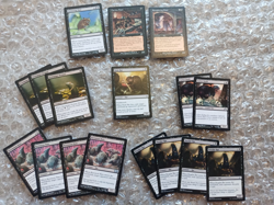 Magic The Gathering Rats Collection Lot 17 Card Black 3 Old MTG Carrion Ravenous - Image 1