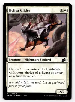 MTG Helica Glider 015/274 IKO Ikoria: Lair of Behemoths Common - Image 1
