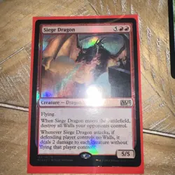 1x Siege Dragon - Foil 162/269 Played M15 Magic 2015 MTG Free Shipping - Image 2
