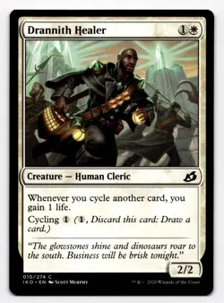MTG Drannith Healer 010/274 IKO Ikoria: Lair of Behemoths Common - Image 1