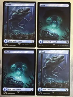 MTG / Complete Set OF Jurassic Park 2-Sided Full Art Land Cards / Regular / NM - Image 2