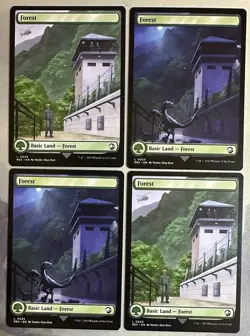 MTG / Complete Set OF Jurassic Park 2-Sided Full Art Land Cards / Regular / NM - Image 5