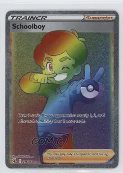 Secret - Schoolboy Pokemon Sword & Shield Fusion Strike #276 1hr4 - Image 1
