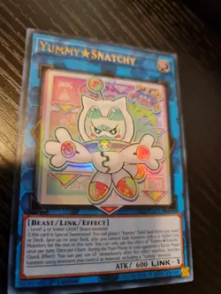 Yugioh! 1x Yummy Snatchy JUSH-EN022 Ultra Rare 1st Ed NM - Image 1