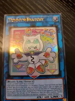 Yugioh! 1x Yummy Snatchy JUSH-EN022 Ultra Rare 1st Ed NM - Image 2