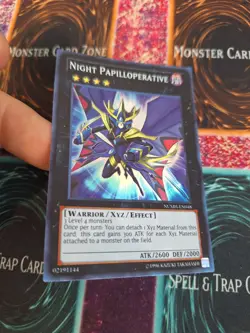 Yugioh Night Papilloperative NUMH-EN048 Super Rare 1st Edition Near Mint - Image 2