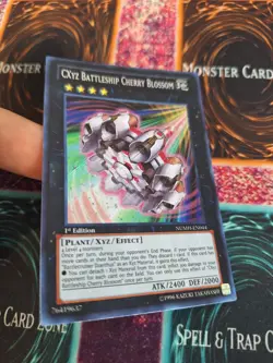 Yugioh CXyz Battleship Cherry Blossom NUMH-EN044 Secret Rare 1st Edition NM - Image 2