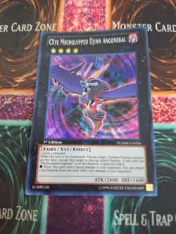 Yugioh CXyz Mechquipped Djinn Angeneral NUMH-EN036 Super Rare 1st Edition NM - Image 1