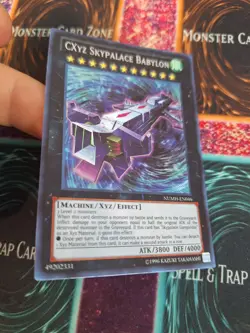 Yugioh CXyz Skypalace Babylon NUMH-EN046 Secret Rare 1st Edition Near Mint - Image 2