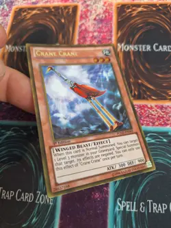 Yugioh Crane Crane PGLD-EN042 Gold Rare 1st Edition Near Mint - Image 2
