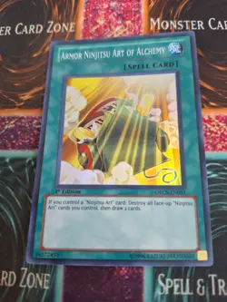 Yugioh Armor Ninjitsu Art of Alchemy ORCS-EN051 Super Rare 1st Edition Near Mint - Image 1