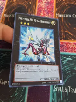 Yugioh Number 20: Giga-Brilliant PHSW-EN042 Super Rare Unlimited Near Mint - Image 2