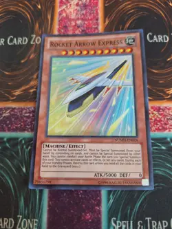 Yugioh Rocket Arrow Express NUMH-EN024 Super Rare 1st Edition Near Mint - Image 1