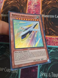 Yugioh Rocket Arrow Express NUMH-EN024 Super Rare 1st Edition Near Mint - Image 2
