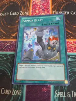 Yugioh Armor Blast ORCS-EN053 Super Rare 1st Edition Near Mint - Image 1