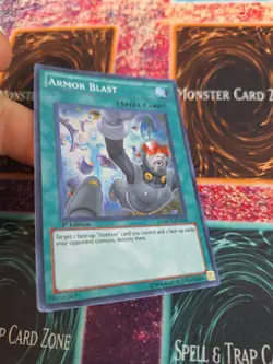 Yugioh Armor Blast ORCS-EN053 Super Rare 1st Edition Near Mint - Image 2