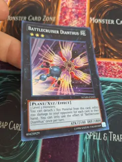 Yugioh Battlecruiser Dianthus NUMH-EN043 Super Rare Unlimited Near Mint - Image 2