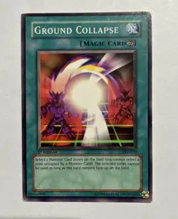 Yugioh TCG Ground Collapse 2002 PSV-070 1st Edition - Image 1