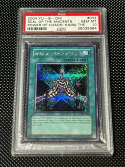 YUGIOH PSA 10 2004 Seal of the Ancients PCK-003 Secret Rare Promo *5384 - Image 1