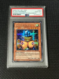 YUGIOH PSA 10 2004 Slate Warrior WC4-003 Secret Rare Promo *0037 - Image 1