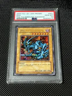 YUGIOH PSA 10 2003 Zoa TFK-001 Secret Rare Promo *5513 - Image 1