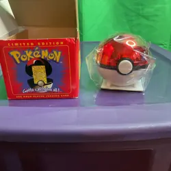 SEALED Pokemon 1999 23K Gold Plated Trading Card Burger King Promo Poliwhirl Red - Image 3