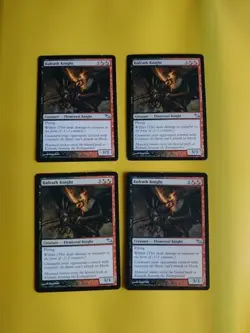 Kulrath knight. elemental Playset Shadowmooor Magic the Gathering 4 Card. HP - Image 1