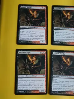 Kulrath knight. elemental Playset Shadowmooor Magic the Gathering 4 Card. HP - Image 3