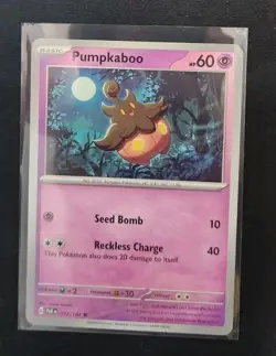 Pumpkaboo 077/182 Pokemon TCG Card PAR PARADOX RIFT Near Mint NM - Image 1