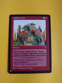 Goblin Lore. Sorcery Magic the Gathering Card.- the list - Image 2