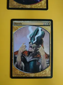 Blightning & Mortify Textless Player Rewards Magic the Gathering 2 Card. - Image 2