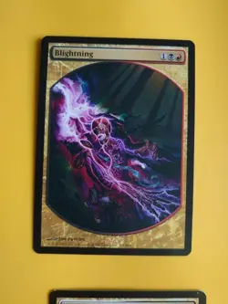 Blightning & Mortify Textless Player Rewards Magic the Gathering 2 Card. - Image 3