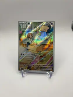 Pokemon TCG Ralts Scarlet & Violet Illustration Rare Card - Image 1