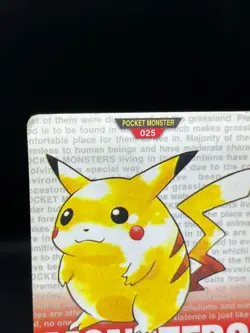 MP Pikachu Pokemon Carddass Red No.025 Very Rare Nintendo Japanese Pokemon Card - Image 4