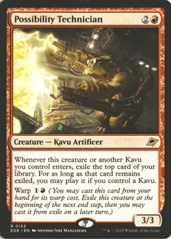 MTG Possibility Technician (0153) *Non-Foil* Base Rare Edge Of Eternities NM/MT - Image 1