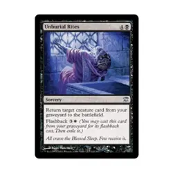 WOTC MtG Innistrad Unburial Rites (U) (Foil) EX - Image 1