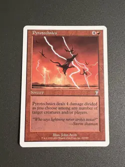 MTG - Pyrotechnics - LP - 7th - Red - Magic - Image 1